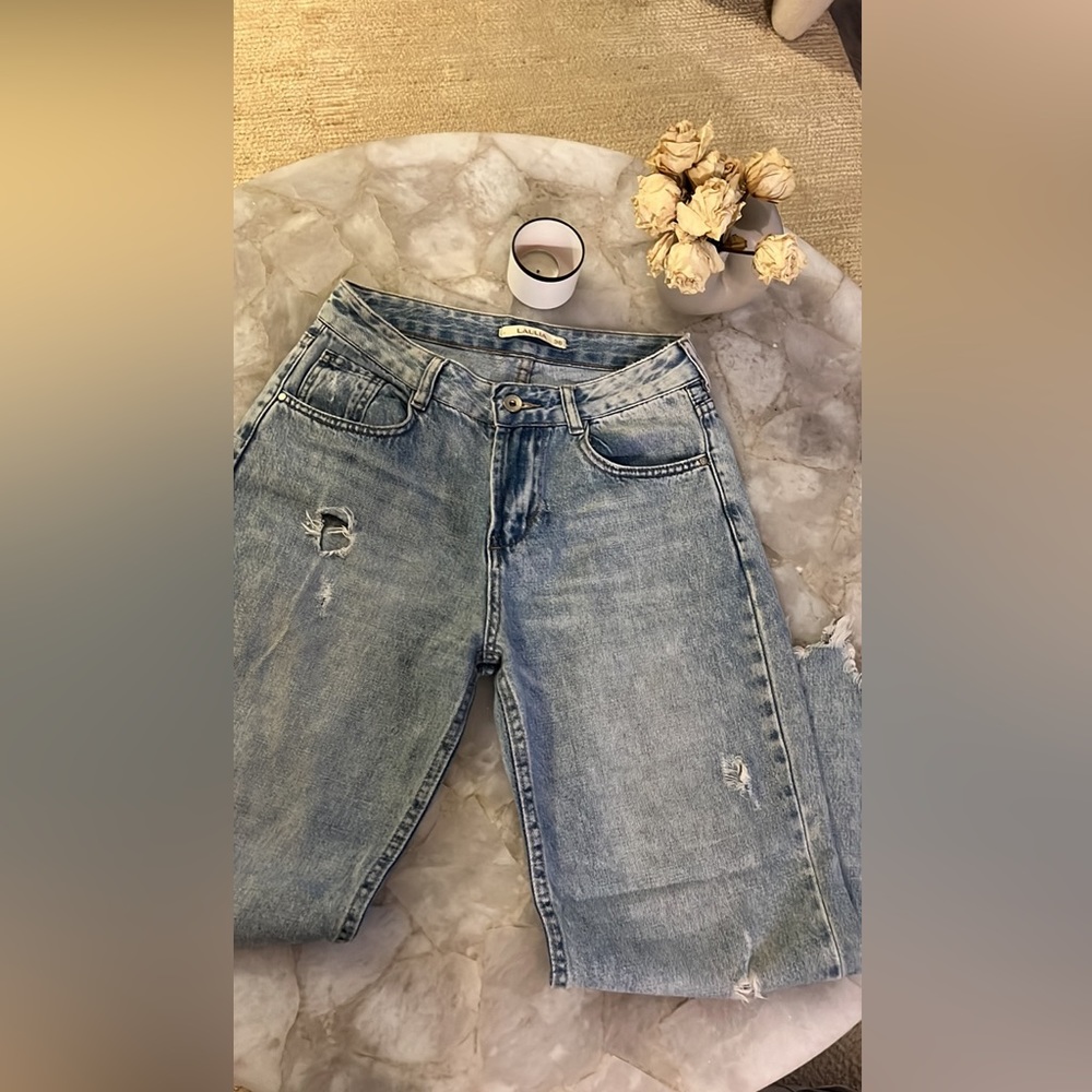 Ripped Cropped Jeans